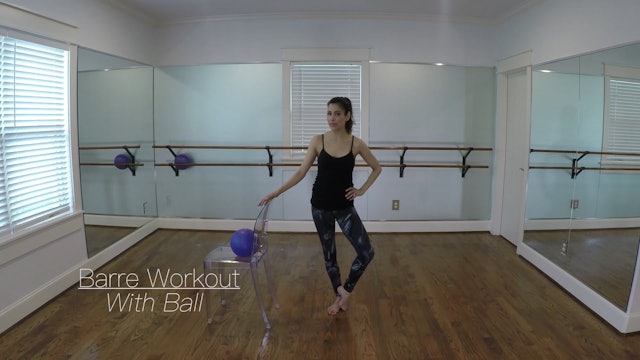 Barre with OPTIONAL Ball or Small Pillow 