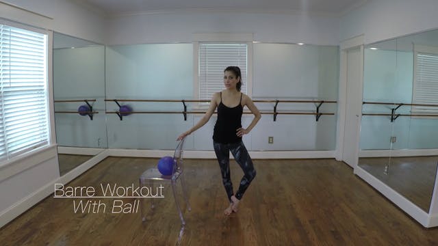 Barre with OPTIONAL Ball or Small Pil...