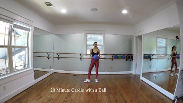 NEW! 20 Minute CARDIO with a Ball