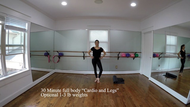 NEW 30 Minute Workout "Cardio and Legs"