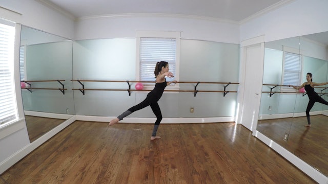 Barre Sequence Beg/Int Keeping Shoulders Over Hips-No Equipment