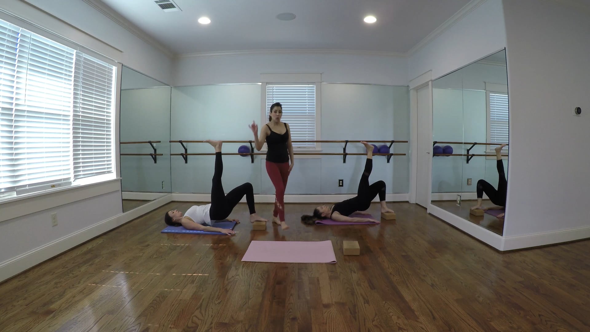 Lower Body with Feet on OPTIONAL Yoga Block