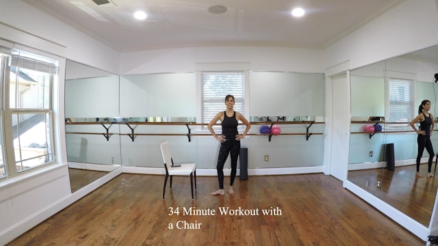 34 Minute workout with just a Chair!
