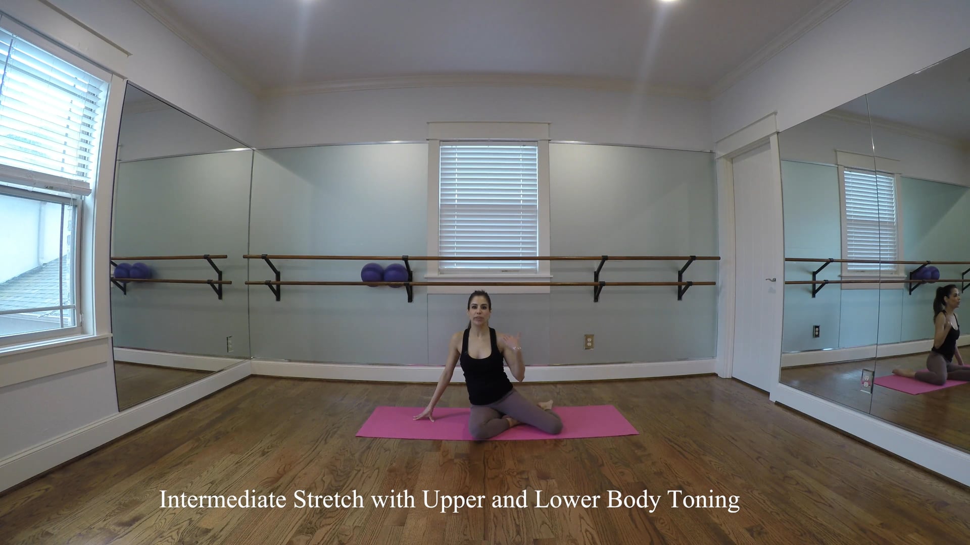 NO Equipment INTERMEDIATE Stretch w/ Upper and Lower Body Toning