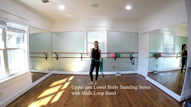 NEW! 12 Minute Loop Band Full Body Standing Workout