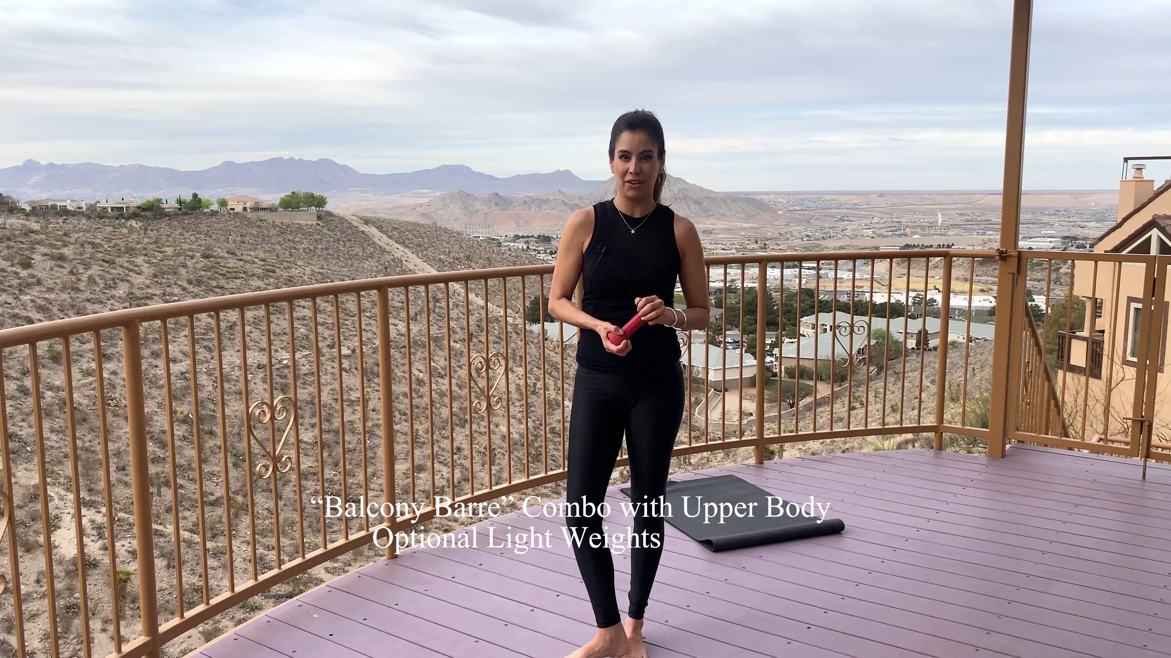  "Barre with a View" Added Weights and Upper Body Series.