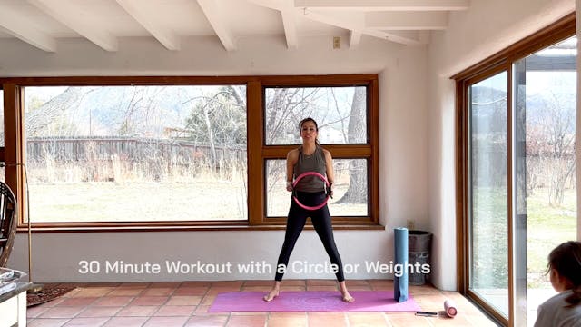 30 Minute Workout with a Pilates Circ...