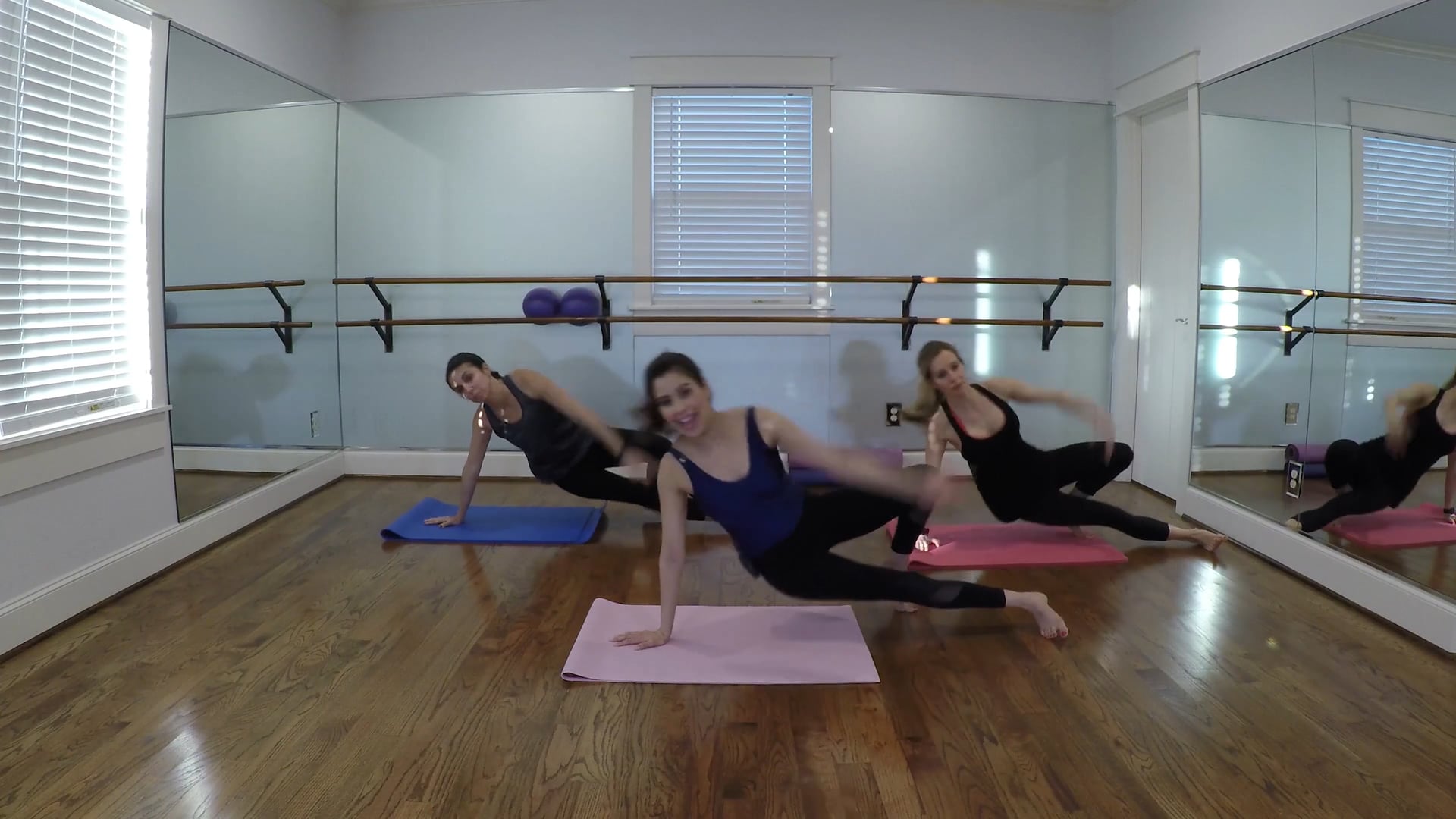 Core "Around the World" No Equipment/ Move from your back into Planks