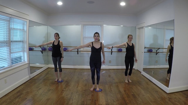 Barre Sequence with OPTIONAL Gliding Disks