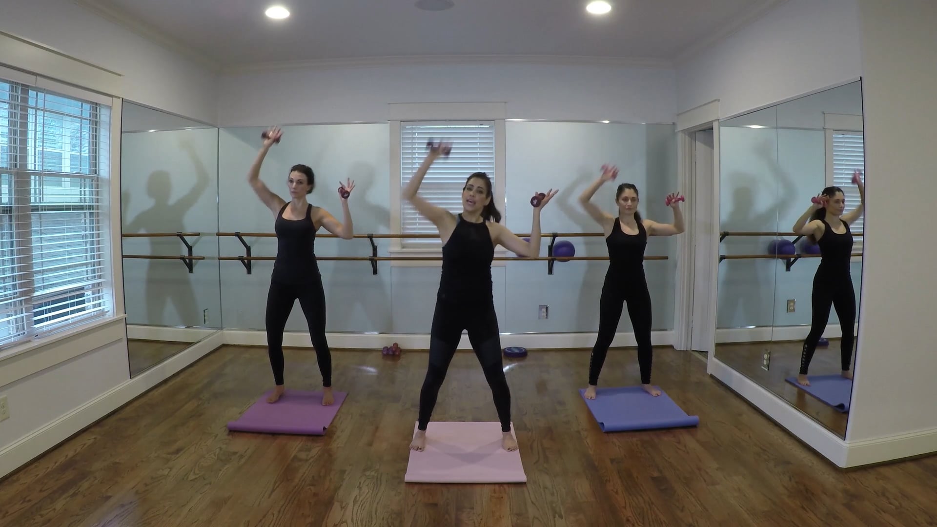 Upper Body 'Push Up Combo with Weights"