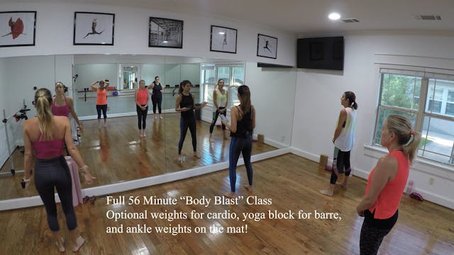 56 Minute "Body Blast" Full Class