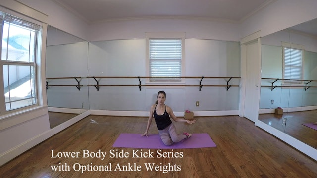 NEW! Lower Body "Side Kick Series" with Optional Ankle Weights