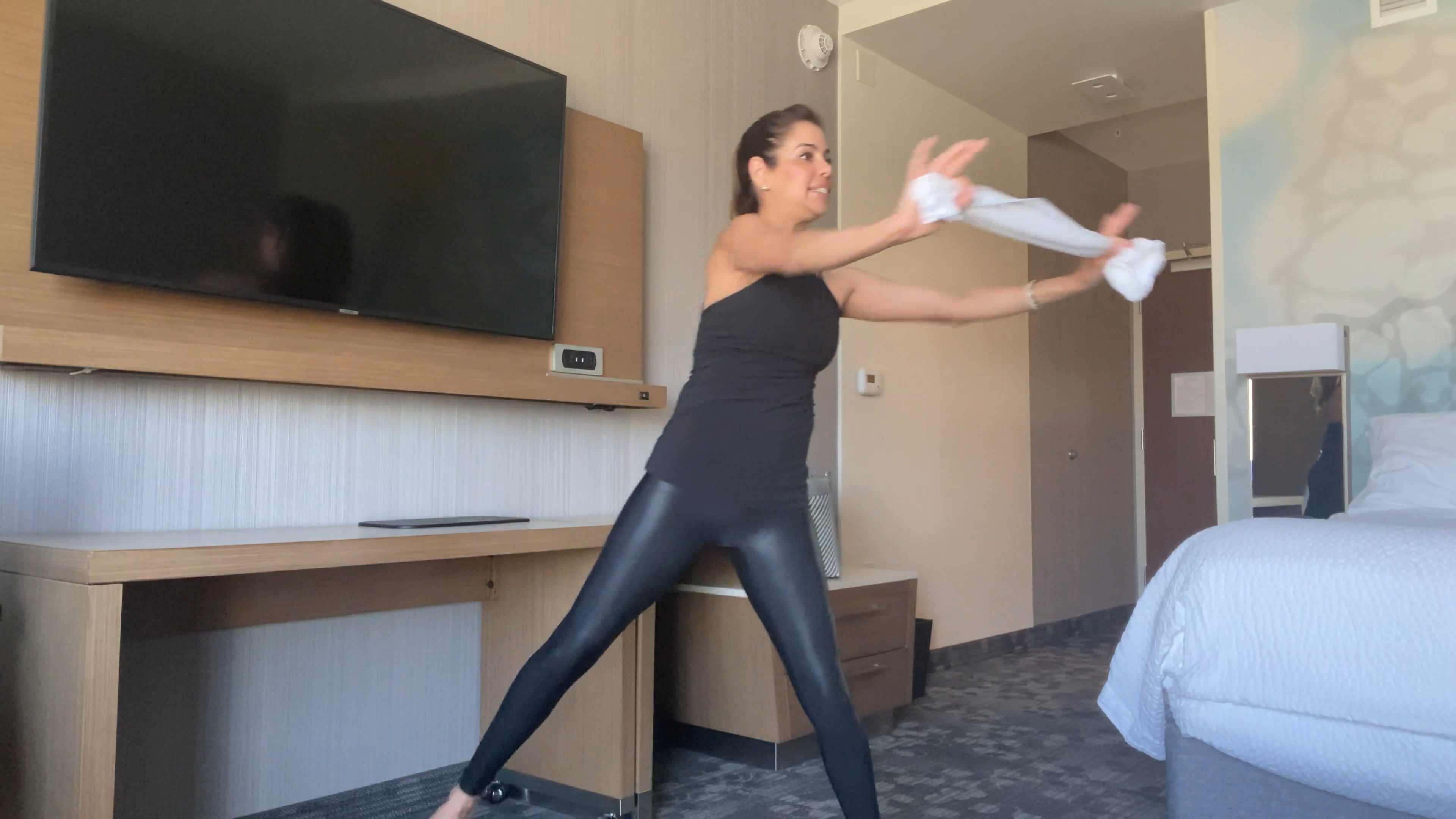 NEW! 20 Minute "Hotel Room" Workout!