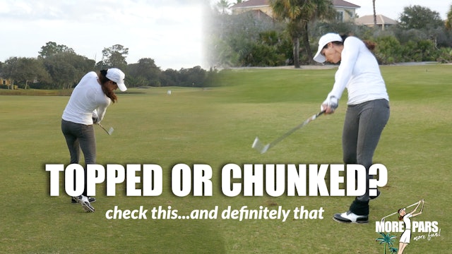 TOPPING YOUR GOLF SHOTS? (Check this and definitely that)