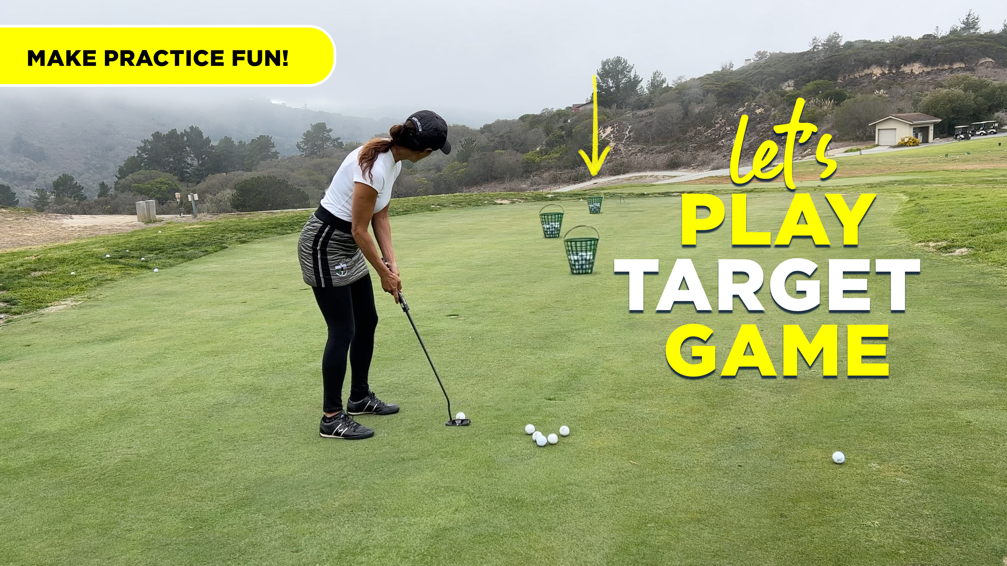 Target Practice for Putting (for targeting pace control)
