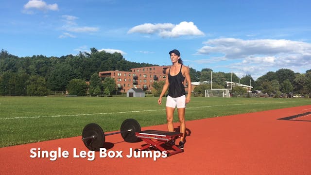 Bells & Bars - Single Leg Box Jump
