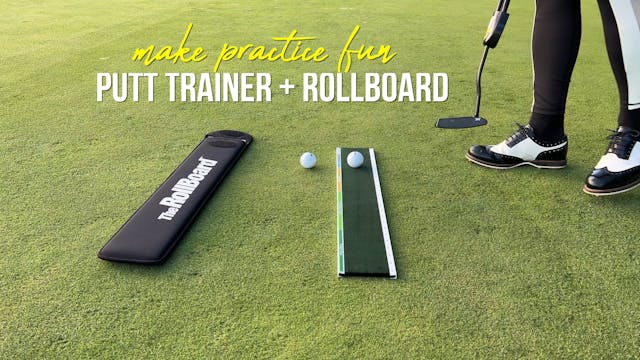 Putt Trainer with RollBoard