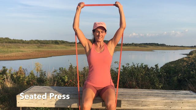 Resistance Bands - Seated Press