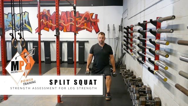 Strength Assessment Split Squat