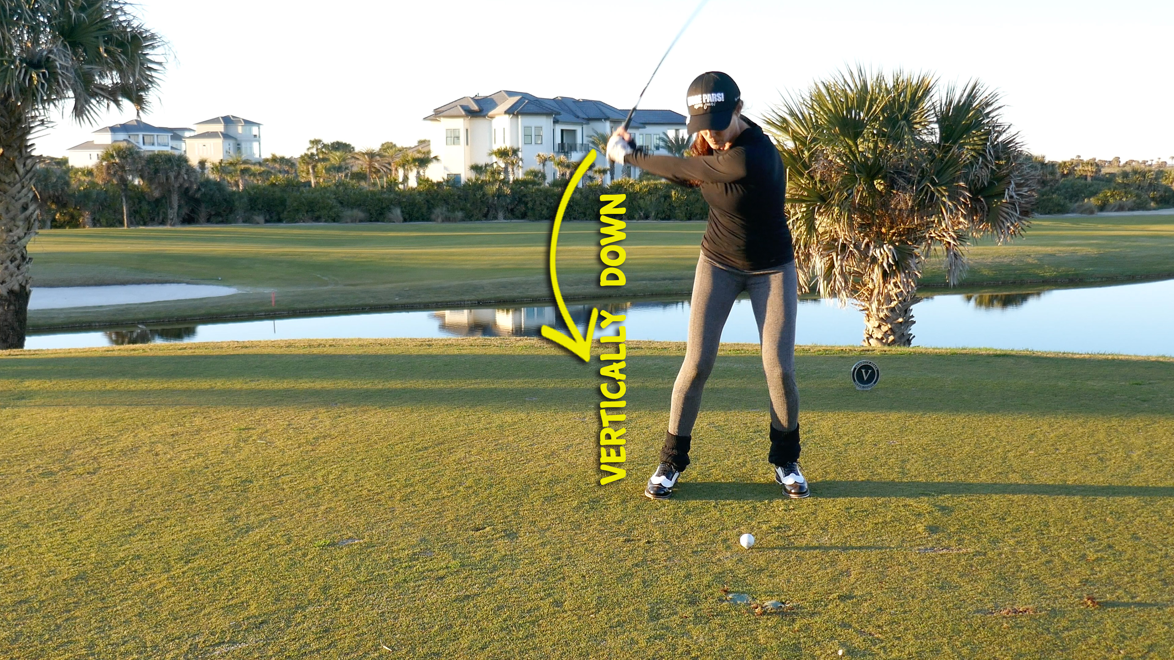 Hands Straight Down for Better Ball Striking