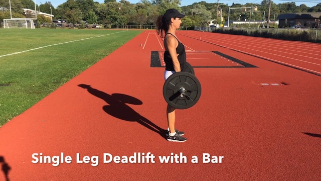 Bells & Bars - Single Leg Deadlift with Bar