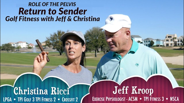 Golf Fitness with Jeff & Christina: Pelvic Tilt