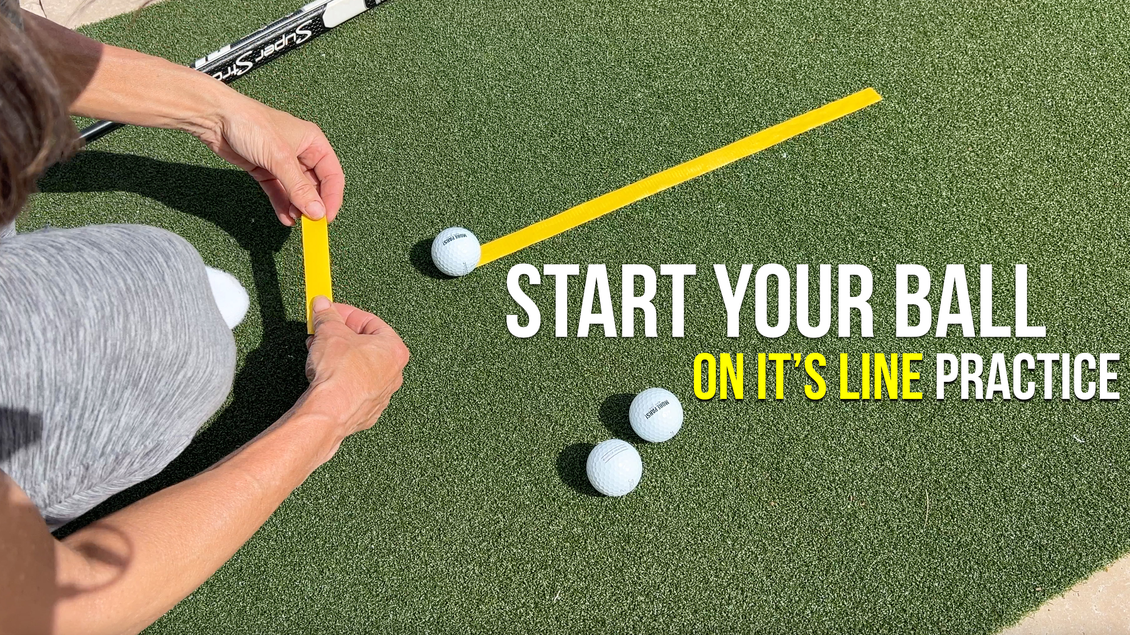 Putt Practice - Intended Line