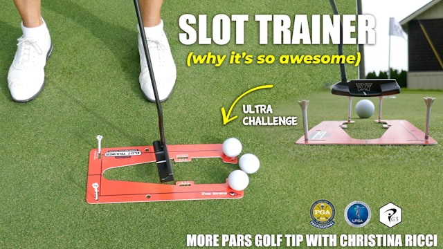 THE MOST EFFECTIVE PUTTING PRACTICE (slot trainer)