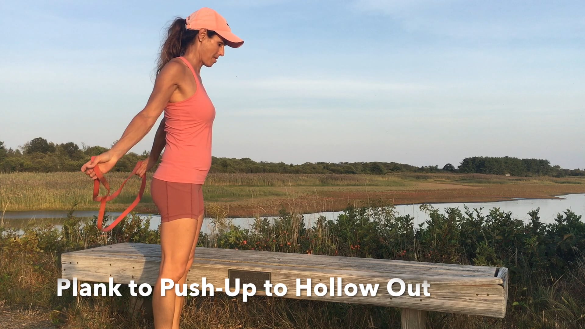 Resistance Bands - Push Up to Plank