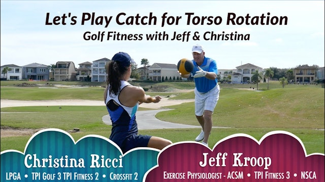 Golf Fitness with Jeff & Christina: Torso Rotation