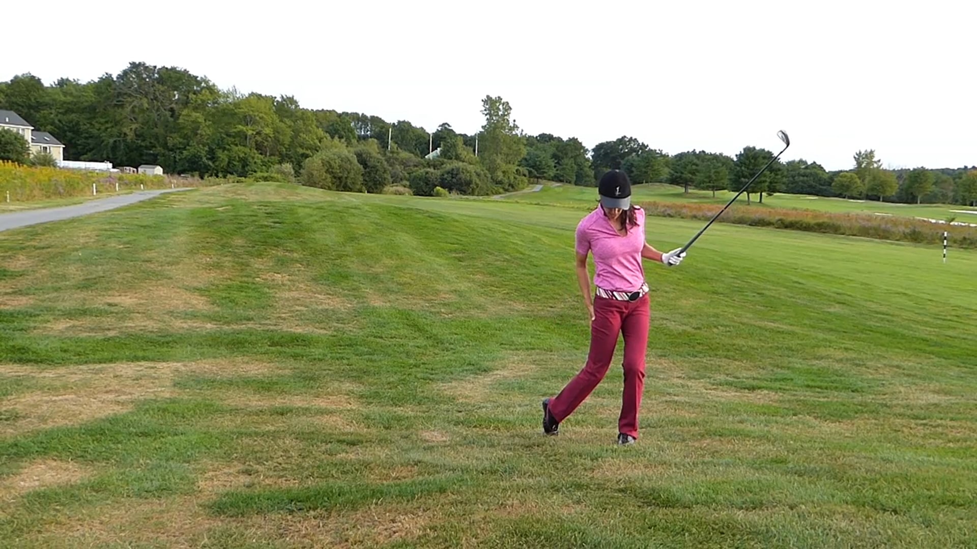 Playing from an Upslope