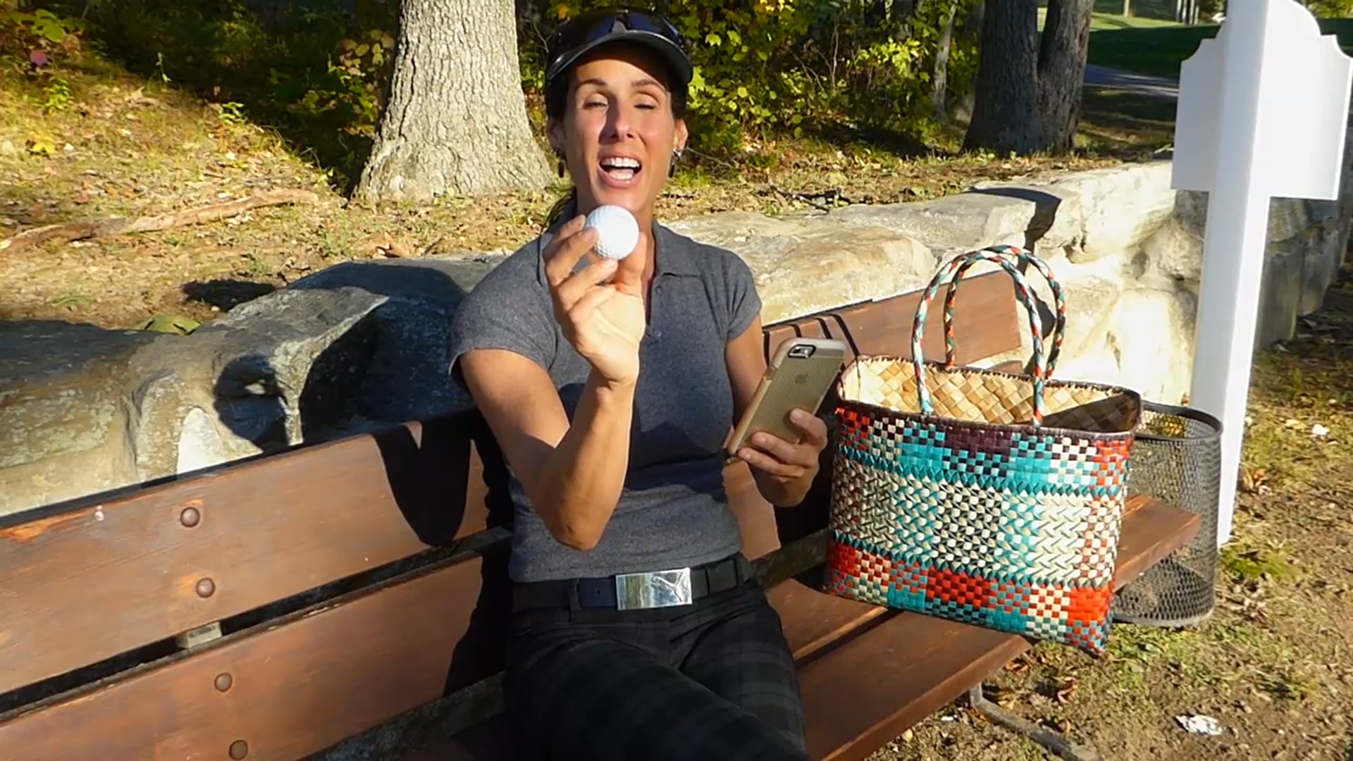 On the Bench with Christina - Golf Dimples Purpose