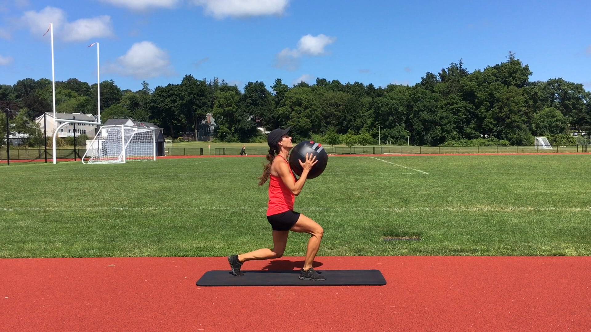 Medball Scissor Jump