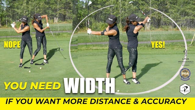 You NEED Width (if you want more dist...