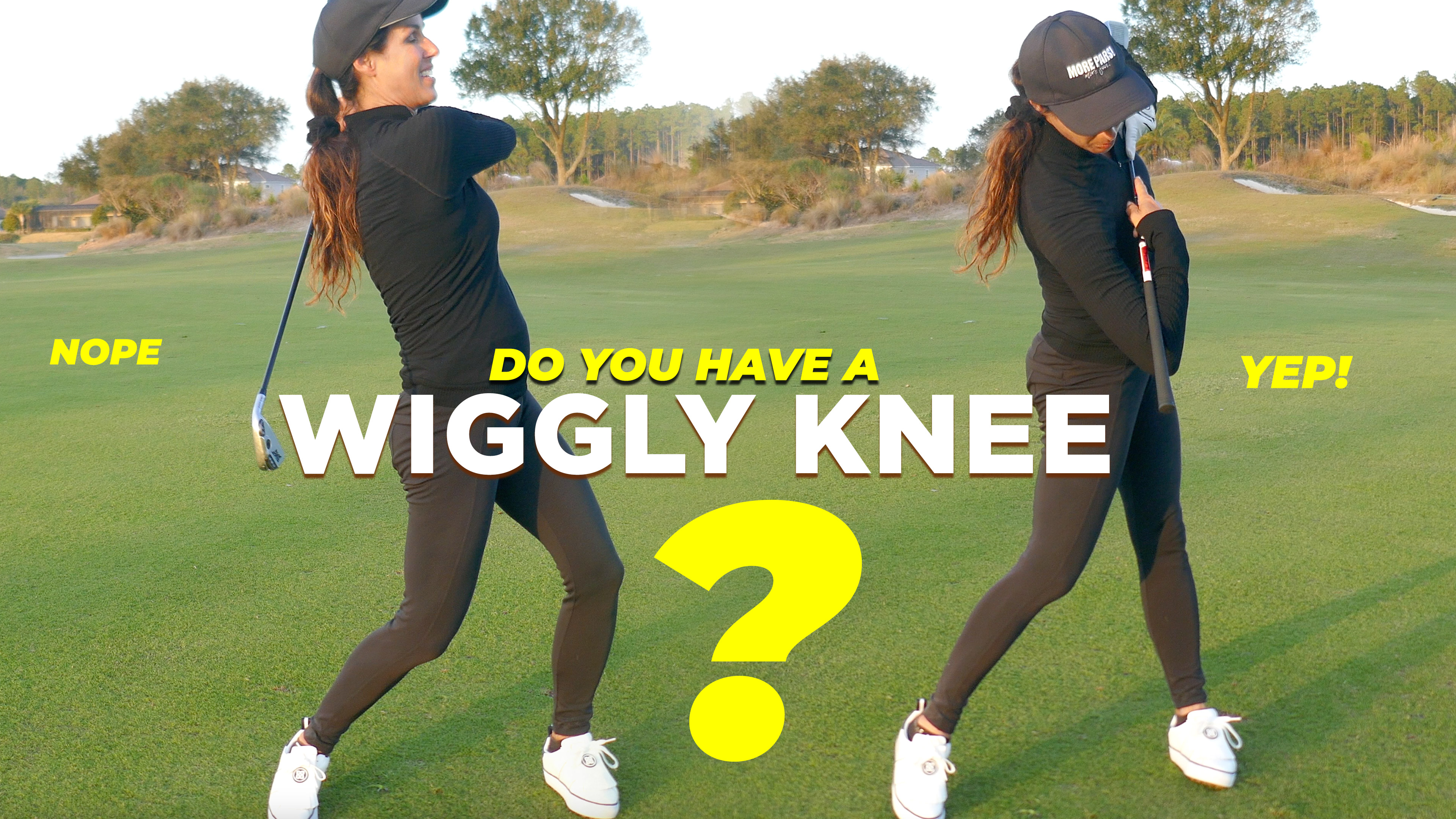 Wiggly Knee Costing You Distance? (pals blowing it by you)