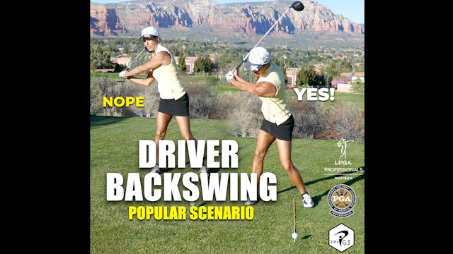 HOW TO MAKE A REALLY GOOD BACKSWING (grab a shaft)
