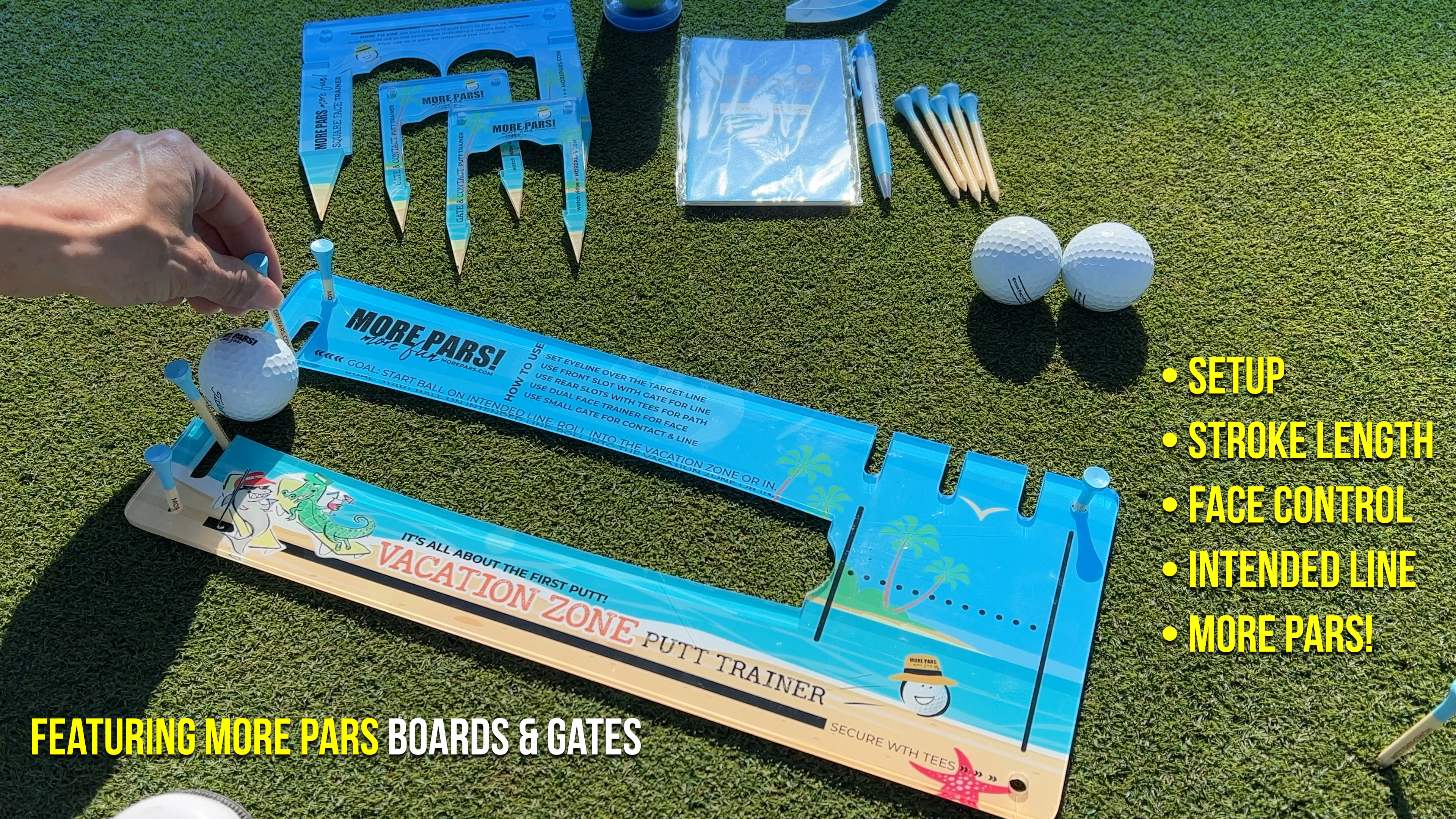 Putting Board & Gate Tee Configurations
