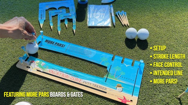 Putting Board & Gate Tee Configurations