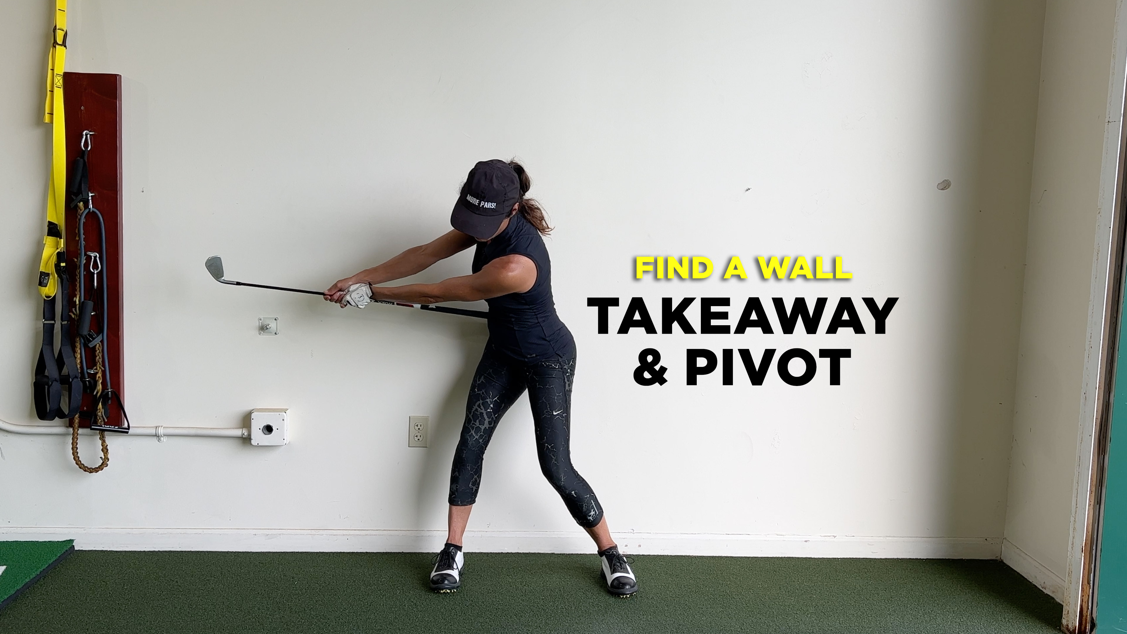 Groove Takeaway & Pivot on a wall