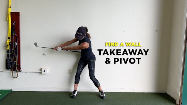 Groove Takeaway & Pivot on a wall