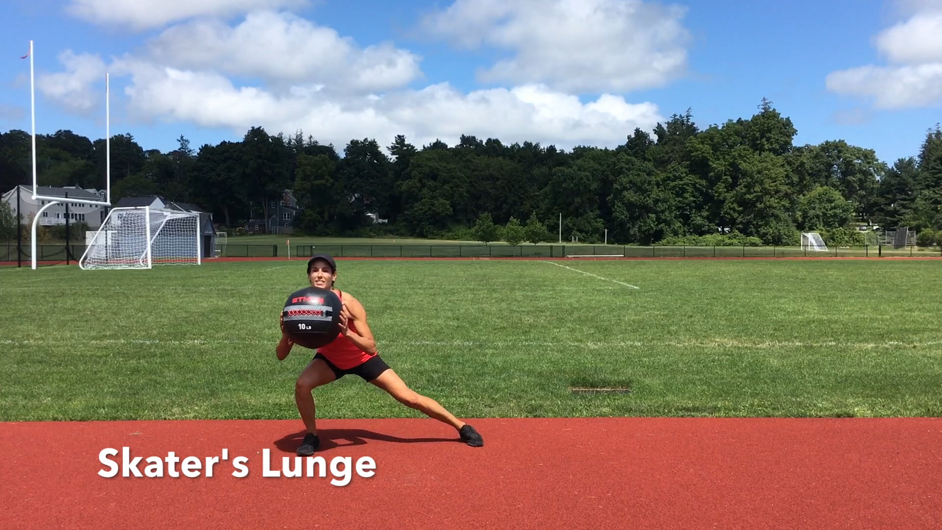 Medball Skater's Lunge