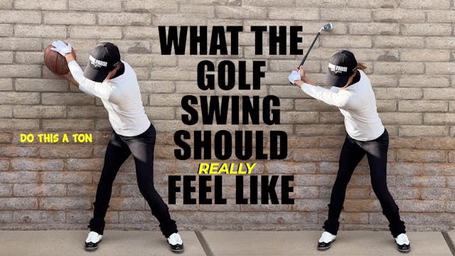 Feel the Real Swing  (do it right at ...