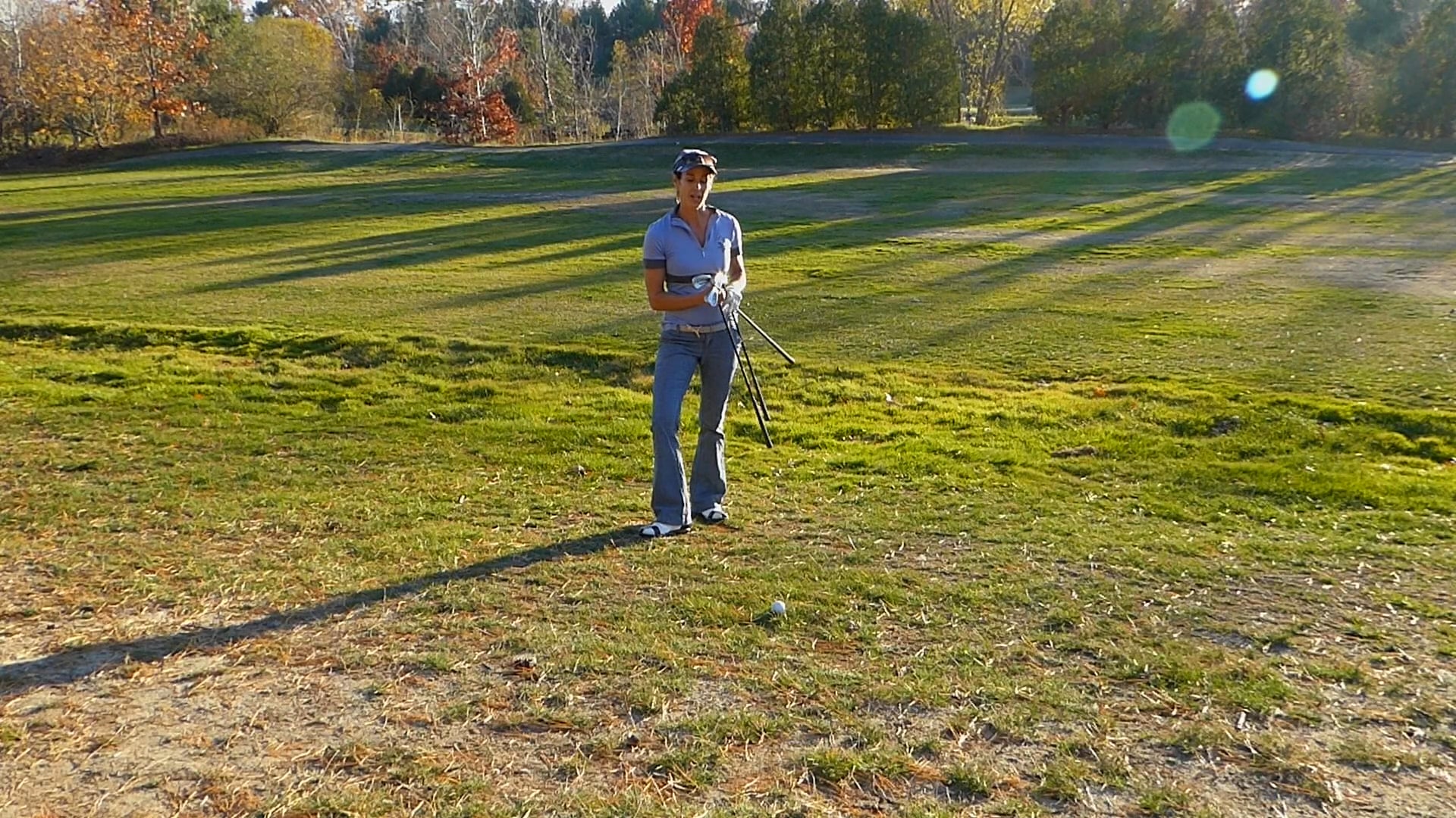 Ball Above Feet from the Fairway