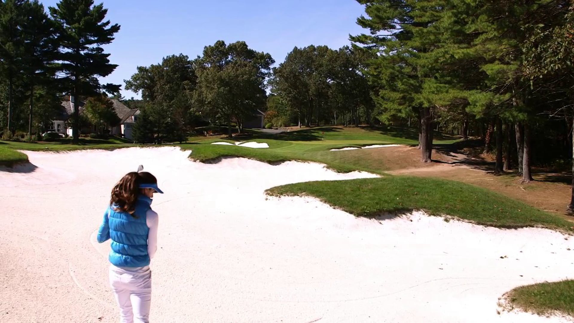 Alignment & Ball Striking Practice in a Fairway Bunker