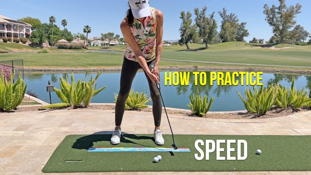 Putt Practice with the Speed Strip