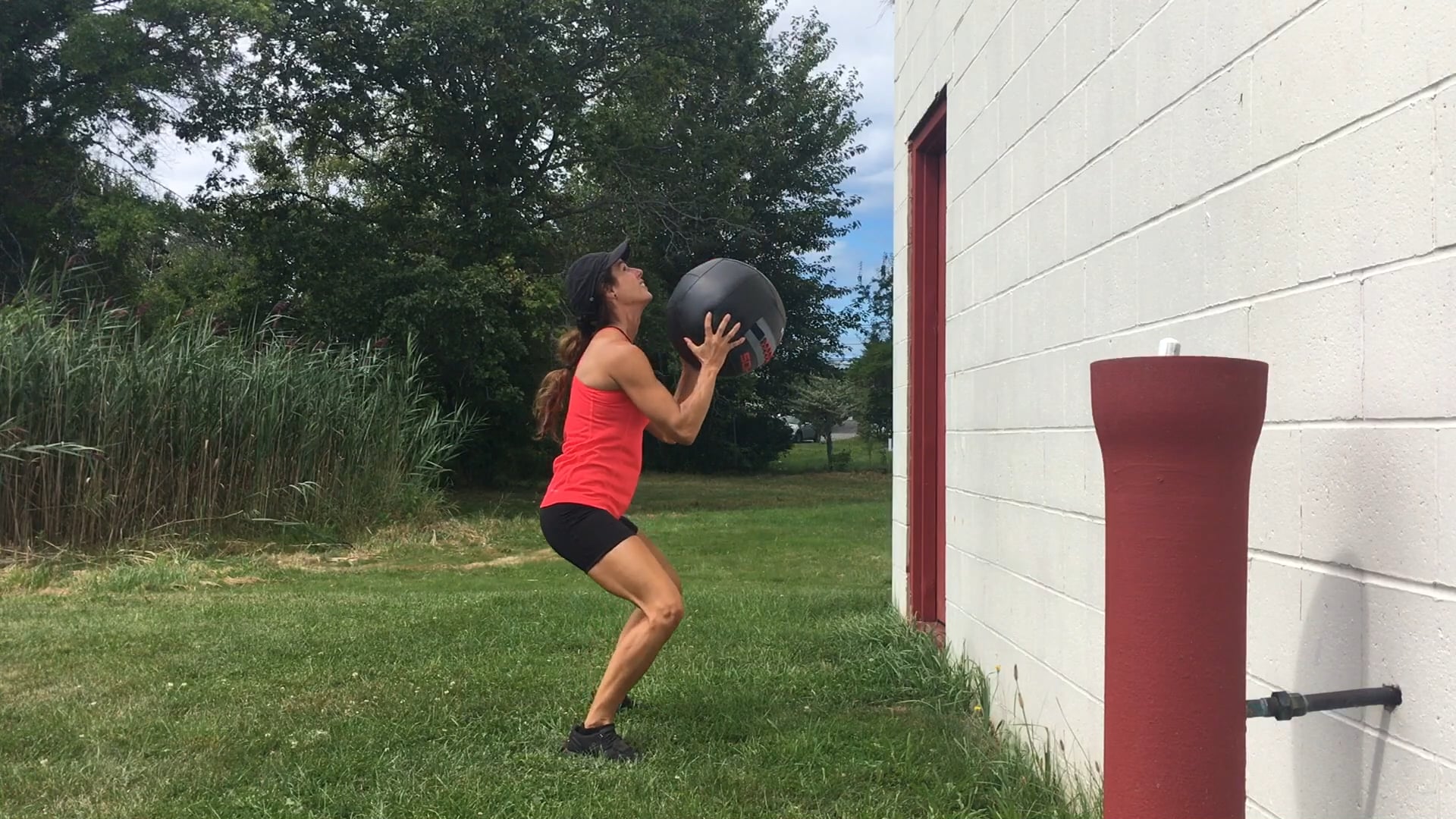 Medball Wall Ball Throw