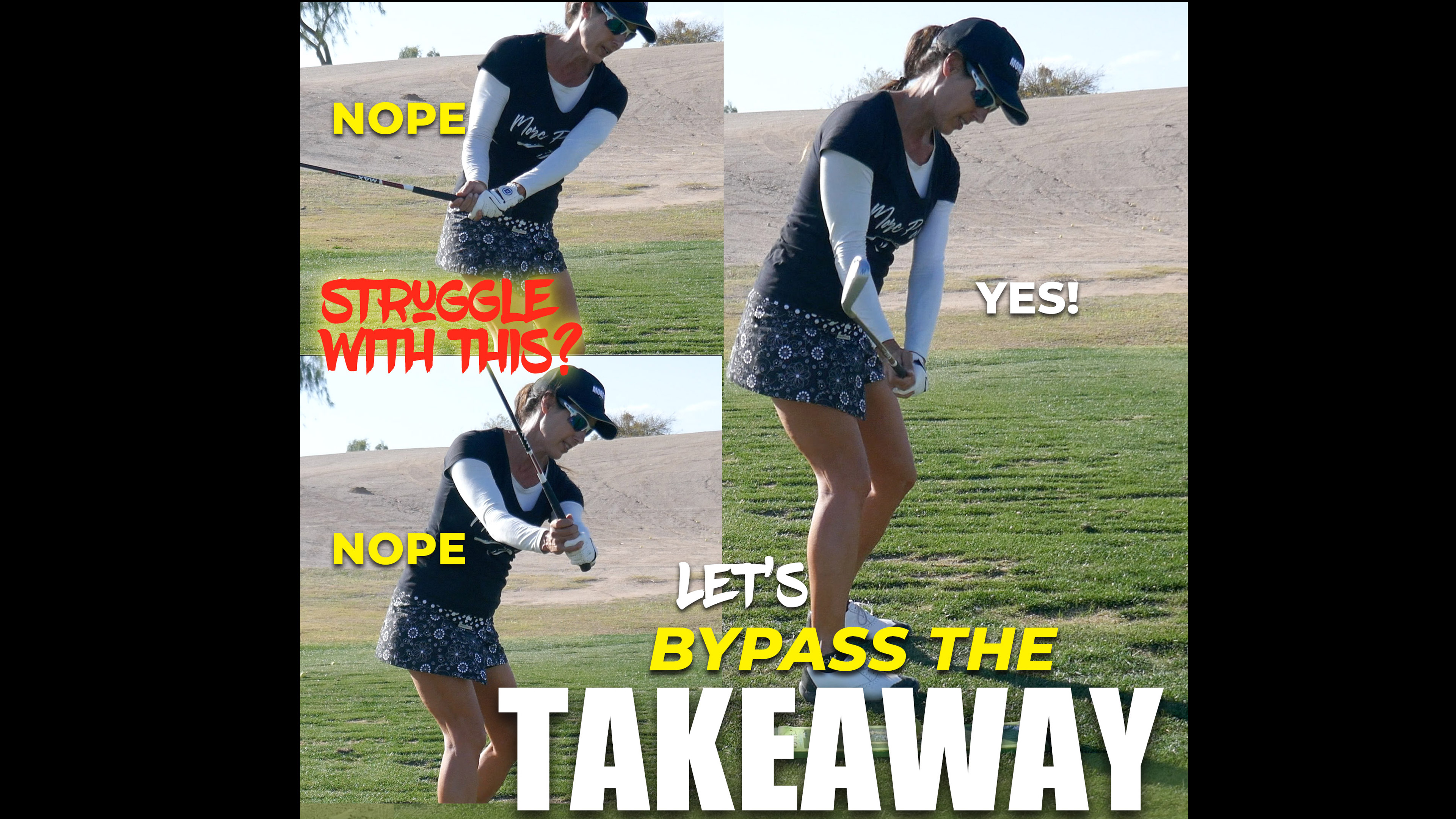 Bypass the Takeaway (DRILL TO SMOOTH OUT BACKSWING)