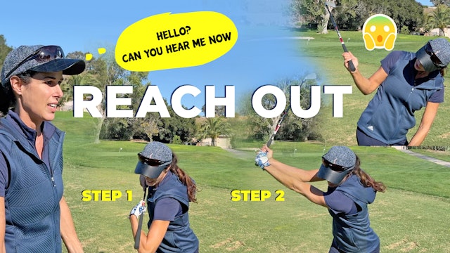 Reach Out  for Effortless Ball Striking