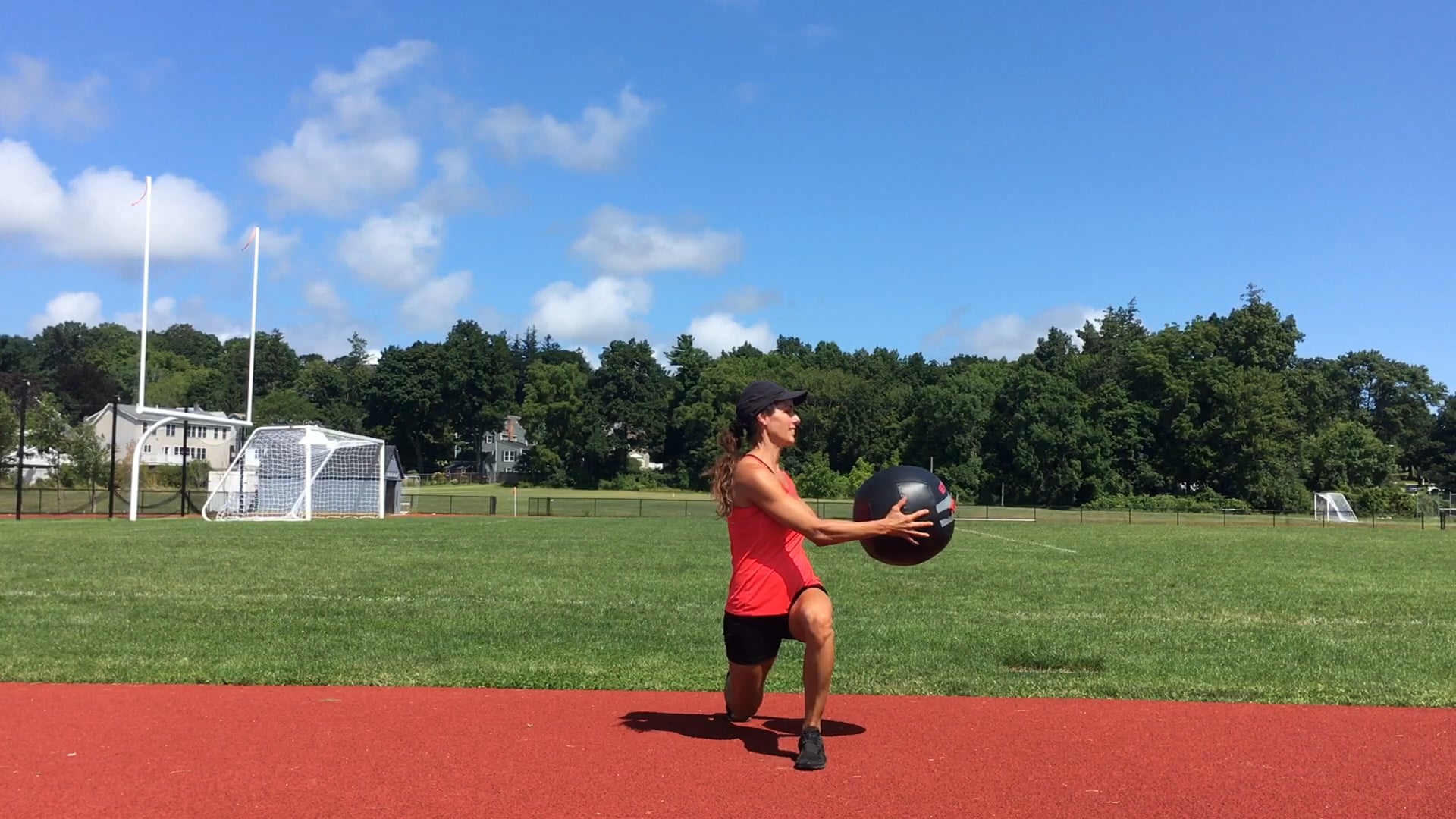 Medball Lunge Rotation