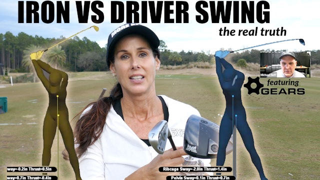 DRIVER vs IRON SWING (Pros versus Ams – the real truth)